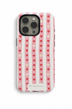 Cloud Skin Case for iPhone 14 to 17 Series| Heart Parade Print | Premium 3D Hard Shell Cover 1219 Avenue