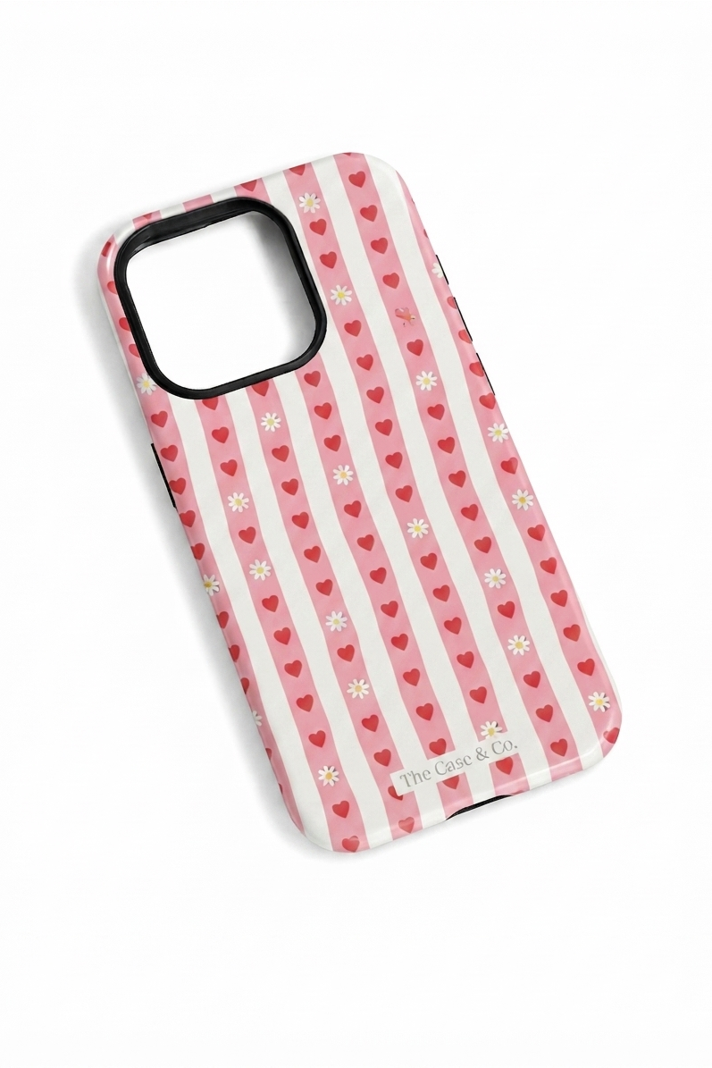 Cloud Skin Case for iPhone 14 to 17 Series| Heart Parade Print | Premium 3D Hard Shell Cover 1219 Avenue