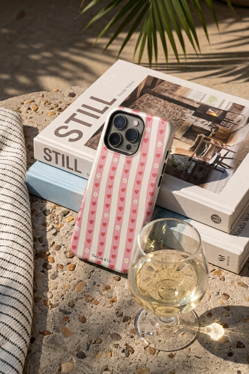 Cloud Skin Case for iPhone 14 to 17 Series| Heart Parade Print | Premium 3D Hard Shell Cover 1219 Avenue