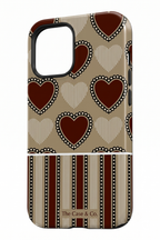 Cloud Skin Case for iPhone 14 to 17 Series| Heartloom Print | Premium 3D Hard Shell Cover 1219 Avenue
