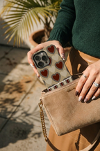 Cloud Skin Case for iPhone 14 to 17 Series| Heartloom Print | Premium 3D Hard Shell Cover 1219 Avenue