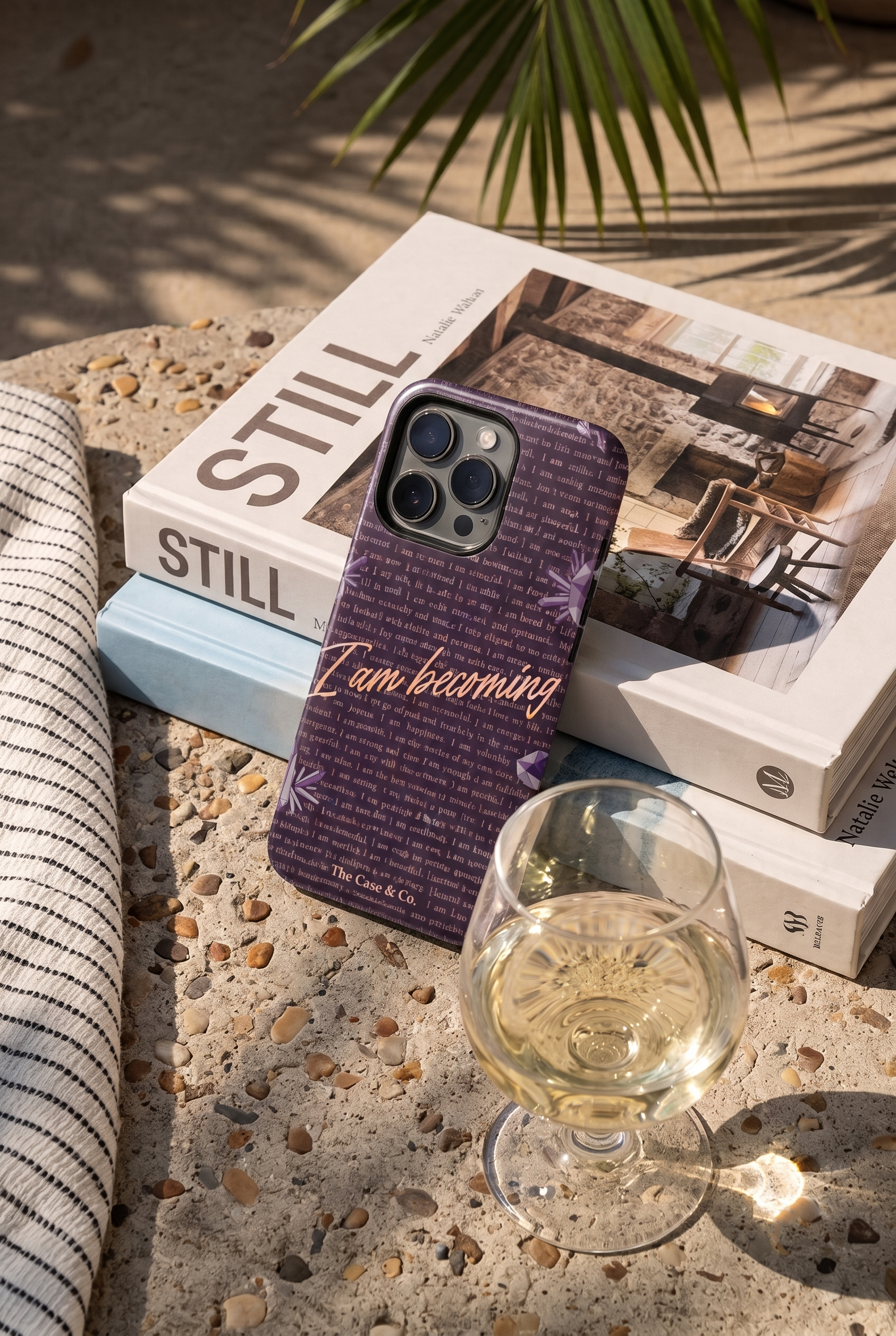 Cloud Skin Case for iPhone 14 to 17 Series|  I Am Becoming Print | Premium 3D Hard Shell Cover 1219 Avenue