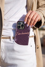 Cloud Skin Case for iPhone 14 to 17 Series|  I Am Becoming Print | Premium 3D Hard Shell Cover 1219 Avenue