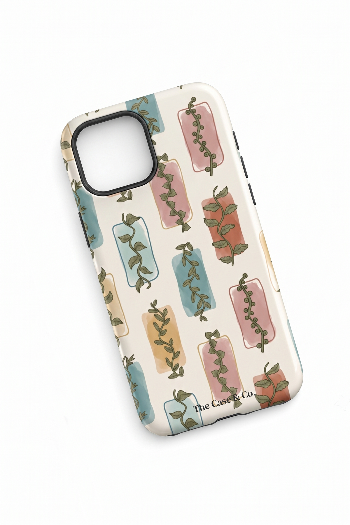 Cloud Skin Case for iPhone 14 to 17 Series|  Leaf & Light Print | Premium 3D Hard Shell Cover 1219 Avenue
