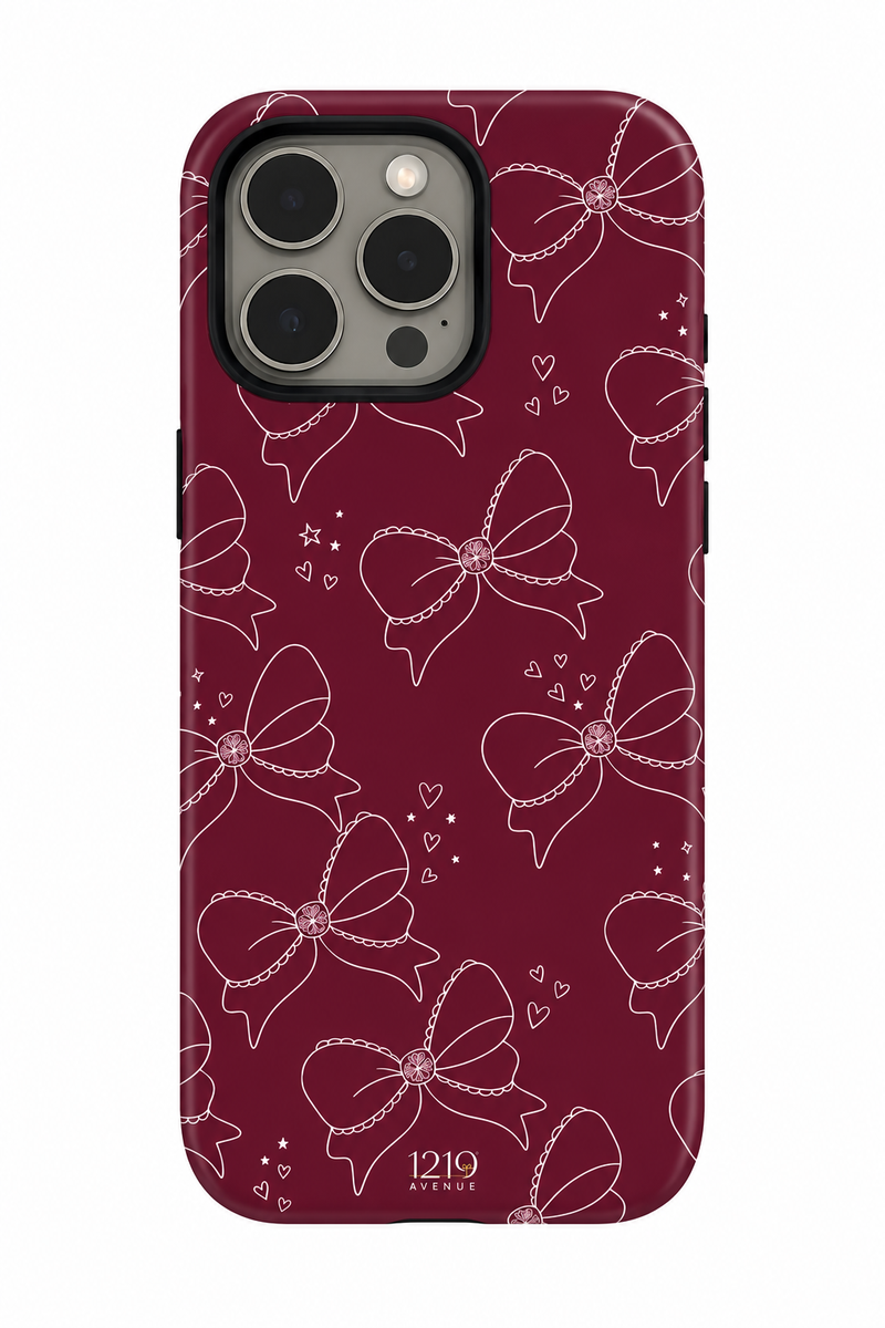Cloud Skin Case for iPhone 14 to 17 Series|  Love Tied Print | Premium 3D Hard Shell Cover 1219 Avenue