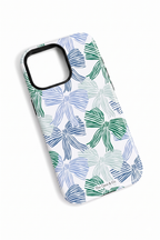 Cloud Skin Case for iPhone 14 to 17 Series|  Misty Ribbon Print | Premium 3D Hard Shell Cover 1219 Avenue