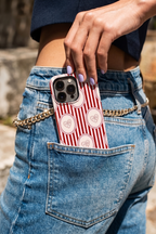 Cloud Skin Case for iPhone 14 to 17 Series|  Mod Medallion Print | Premium 3D Hard Shell Cover 1219 Avenue