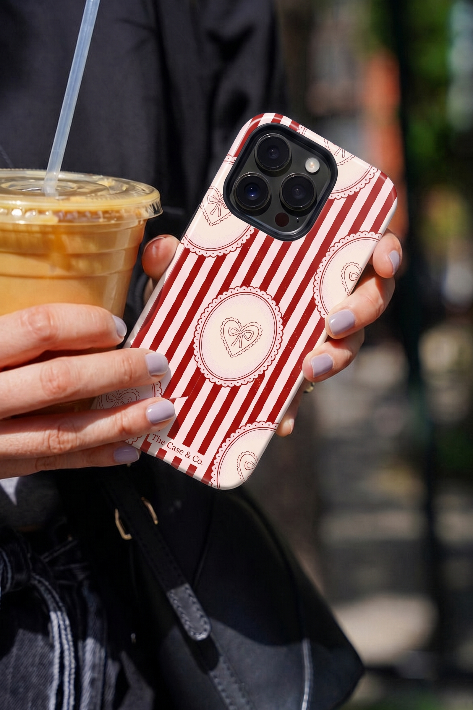 Cloud Skin Case for iPhone 14 to 17 Series|  Mod Medallion Print | Premium 3D Hard Shell Cover 1219 Avenue