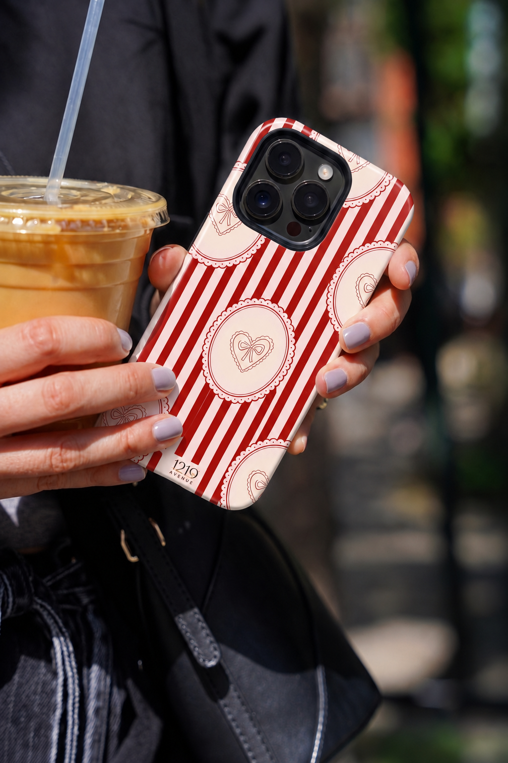 Cloud Skin Case for iPhone 14 to 17 Series|  Mod Medallion Print | Premium 3D Hard Shell Cover 1219 Avenue