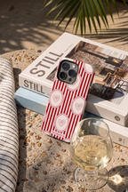 Cloud Skin Case for iPhone 14 to 17 Series|  Mod Medallion Print | Premium 3D Hard Shell Cover 1219 Avenue