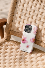 Cloud Skin Case for iPhone 14 to 17 Series| Peony Paradise Print | Premium 3D Hard Shell Cover 1219 Avenue
