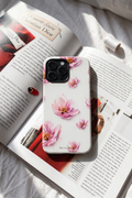 Cloud Skin Case for iPhone 14 to 17 Series| Peony Paradise Print | Premium 3D Hard Shell Cover 1219 Avenue