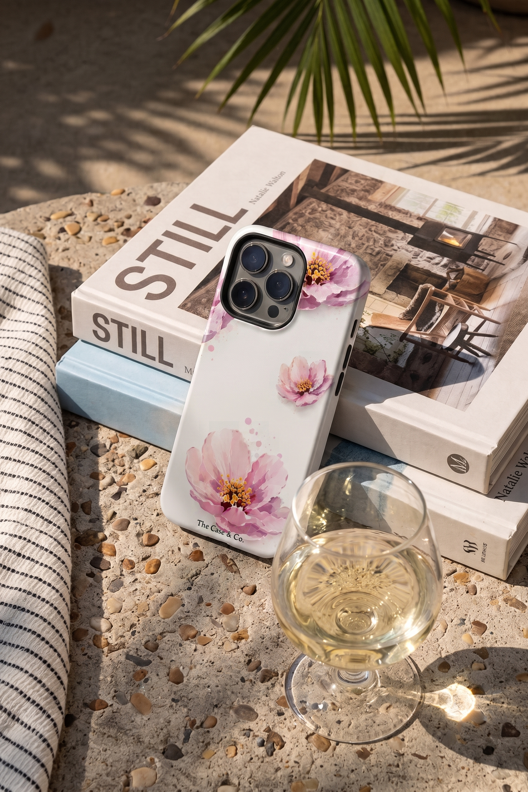 Cloud Skin Case for iPhone 14 to 17 Series| Peony Paradise Print | Premium 3D Hard Shell Cover 1219 Avenue
