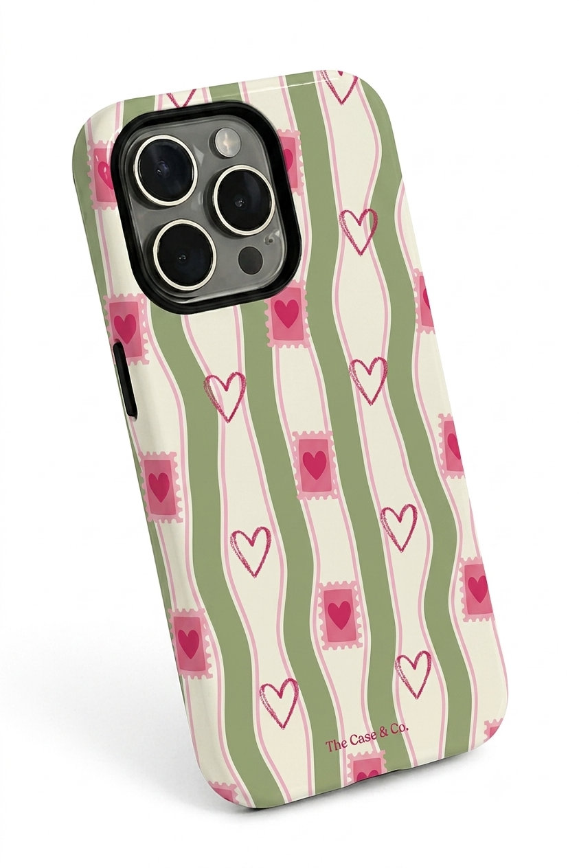 Cloud Skin Case for iPhone 14 to 17 Series| Pink Parcel Print | Premium 3D Hard Shell Cover 1219 Avenue