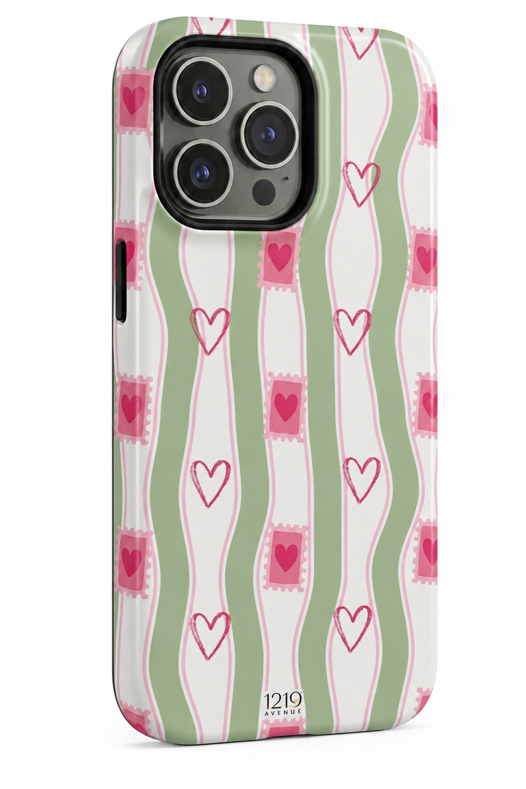 Cloud Skin Case for iPhone 14 to 17 Series| Pink Parcel Print | Premium 3D Hard Shell Cover 1219 Avenue