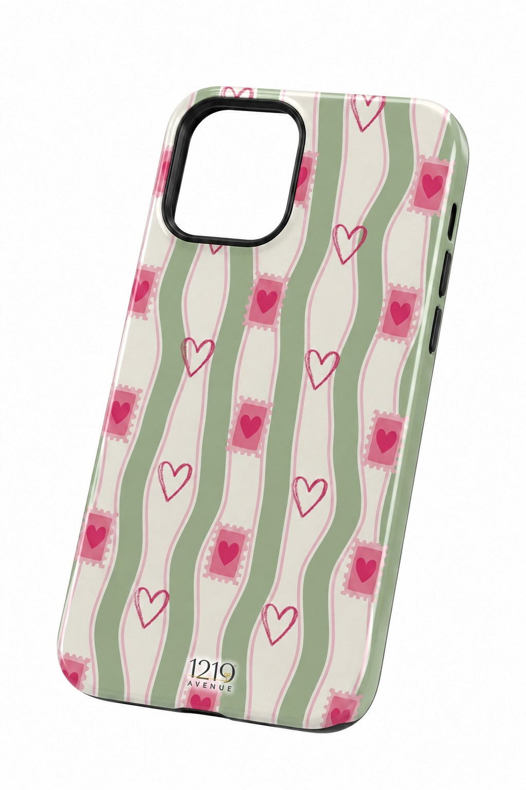 Cloud Skin Case for iPhone 14 to 17 Series| Pink Parcel Print | Premium 3D Hard Shell Cover 1219 Avenue