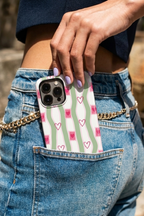 Cloud Skin Case for iPhone 14 to 17 Series| Pink Parcel Print | Premium 3D Hard Shell Cover 1219 Avenue