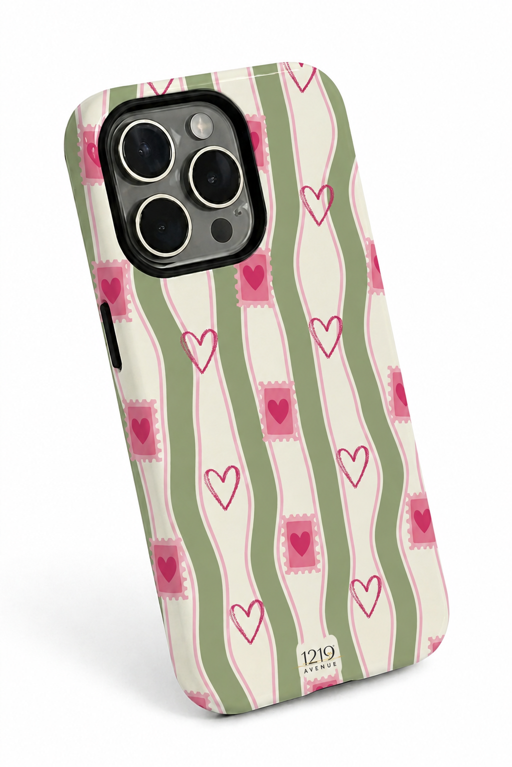 Cloud Skin Case for iPhone 14 to 17 Series| Pink Parcel Print | Premium 3D Hard Shell Cover 1219 Avenue