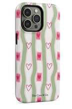 Cloud Skin Case for iPhone 14 to 17 Series| Pink Parcel Print | Premium 3D Hard Shell Cover 1219 Avenue