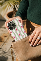 Cloud Skin Case for iPhone 14 to 17 Series| Pink Parcel Print | Premium 3D Hard Shell Cover 1219 Avenue