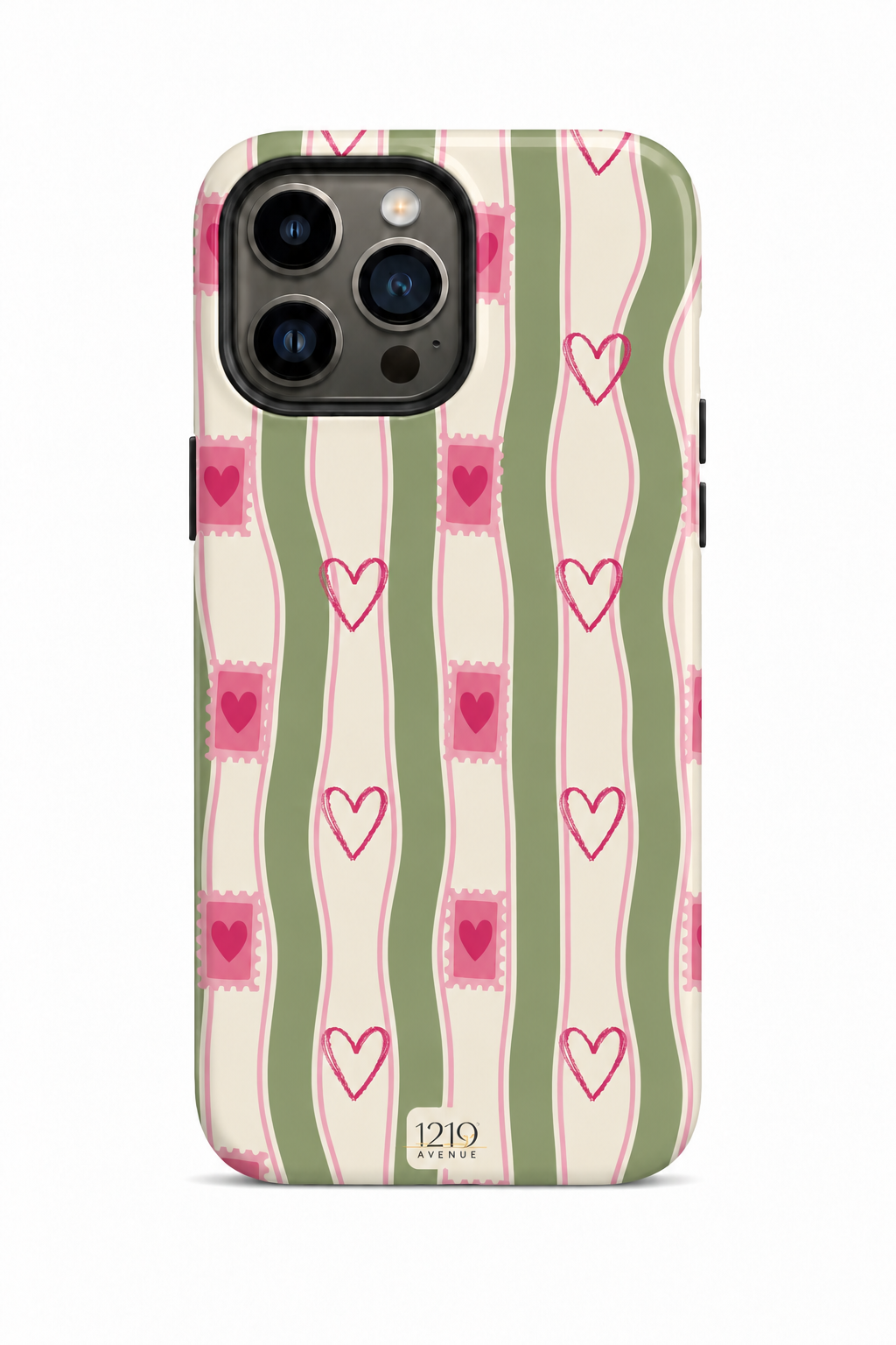 Cloud Skin Case for iPhone 14 to 17 Series| Pink Parcel Print | Premium 3D Hard Shell Cover 1219 Avenue