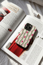 Cloud Skin Case for iPhone 14 to 17 Series| Pink Parcel Print | Premium 3D Hard Shell Cover 1219 Avenue