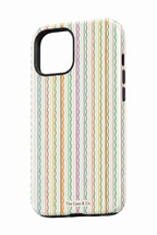 Cloud Skin Case for iPhone 14 to 17 Series| Rainbow Wavelength Print | Premium 3D Hard Shell Cover 1219 Avenue