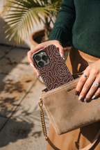 Cloud Skin Case for iPhone 14 to 17 Series| Rose Mosaic Print | Premium 3D Hard Shell Cover 1219 Avenue