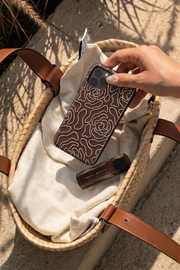 Cloud Skin Case for iPhone 14 to 17 Series| Rose Mosaic Print | Premium 3D Hard Shell Cover 1219 Avenue