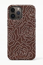 Cloud Skin Case for iPhone 14 to 17 Series| Rose Mosaic Print | Premium 3D Hard Shell Cover 1219 Avenue