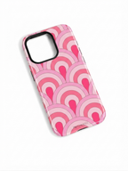 Cloud Skin Case for iPhone 14 to 17 Series| Rosy Arches Print | Premium 3D Hard Shell Cover 1219 Avenue