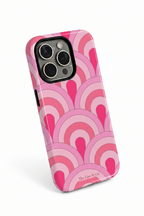 Cloud Skin Case for iPhone 14 to 17 Series| Rosy Arches Print | Premium 3D Hard Shell Cover 1219 Avenue