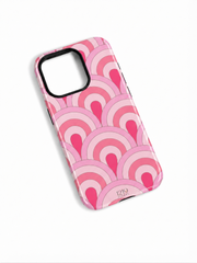 Cloud Skin Case for iPhone 14 to 17 Series| Rosy Arches Print | Premium 3D Hard Shell Cover 1219 Avenue
