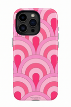 Cloud Skin Case for iPhone 14 to 17 Series| Rosy Arches Print | Premium 3D Hard Shell Cover 1219 Avenue