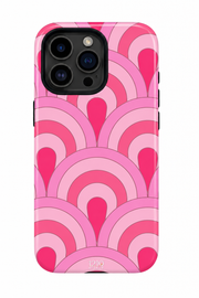 Cloud Skin Case for iPhone 14 to 17 Series| Rosy Arches Print | Premium 3D Hard Shell Cover 1219 Avenue