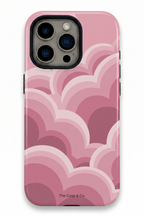 Cloud Skin Case for iPhone 14 to 17 Series| Rosy Dream Print | Premium 3D Hard Shell Cover 1219 Avenue