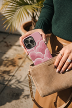 Cloud Skin Case for iPhone 14 to 17 Series| Rosy Dream Print | Premium 3D Hard Shell Cover 1219 Avenue