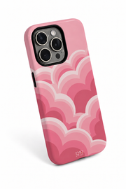 Cloud Skin Case for iPhone 14 to 17 Series| Rosy Dream Print | Premium 3D Hard Shell Cover 1219 Avenue