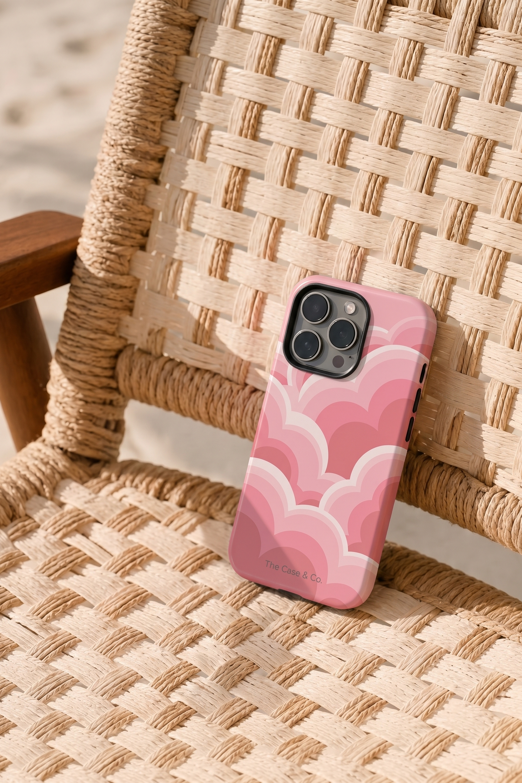 Cloud Skin Case for iPhone 14 to 17 Series| Rosy Dream Print | Premium 3D Hard Shell Cover 1219 Avenue