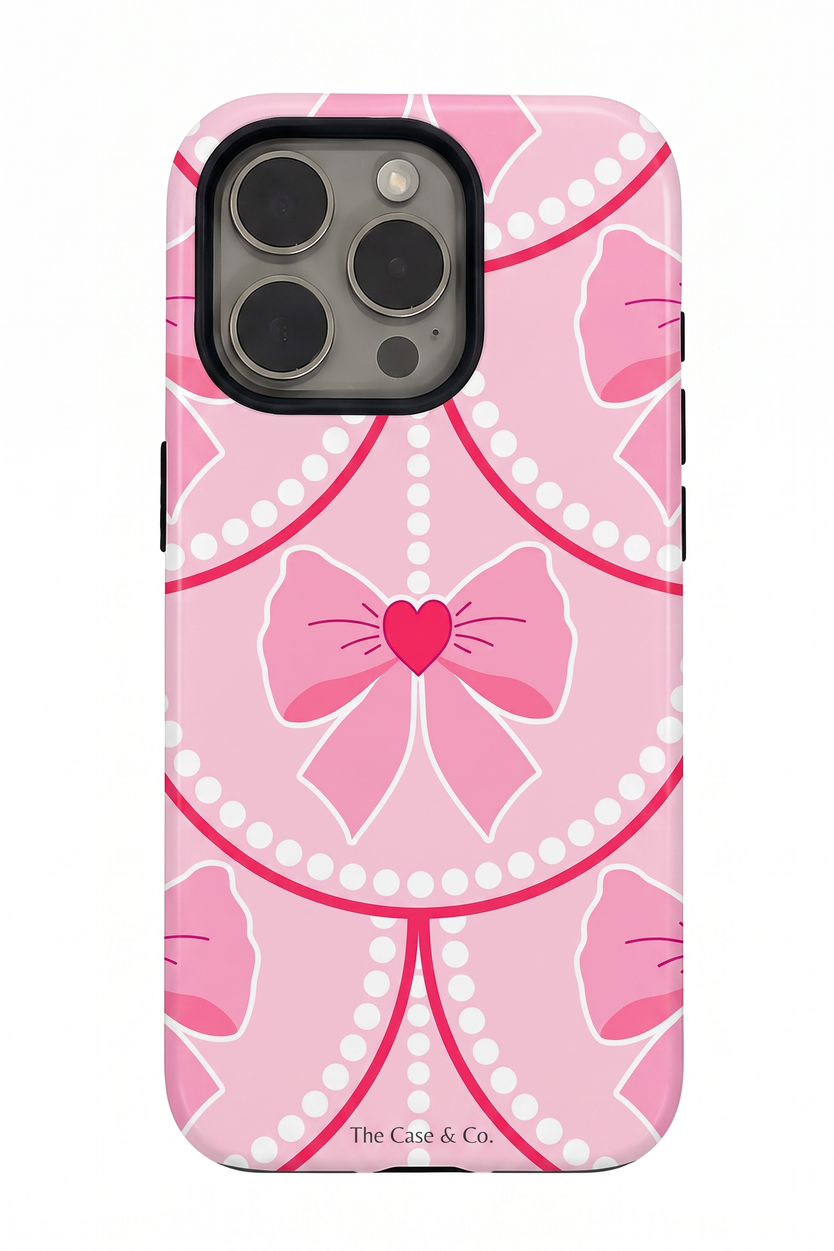 Cloud Skin Case for iPhone 14 to 17 Series| Rosy Pearl Charm Print | Premium 3D Hard Shell Cover 1219 Avenue