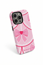 Cloud Skin Case for iPhone 14 to 17 Series| Rosy Pearl Charm Print | Premium 3D Hard Shell Cover 1219 Avenue