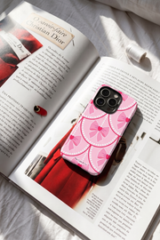 Cloud Skin Case for iPhone 14 to 17 Series| Rosy Pearl Charm Print | Premium 3D Hard Shell Cover 1219 Avenue