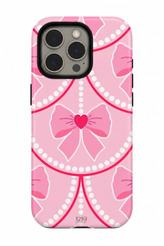 Cloud Skin Case for iPhone 14 to 17 Series| Rosy Pearl Charm Print | Premium 3D Hard Shell Cover 1219 Avenue
