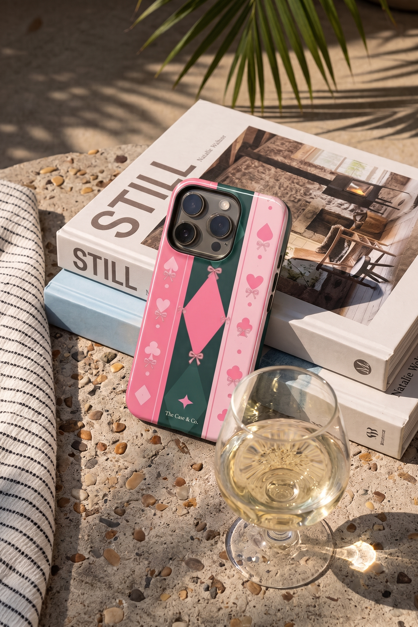 Cloud Skin Case for iPhone 14 to 17 Series| The Queen's Deck Print | Premium 3D Hard Shell Cover 1219 Avenue