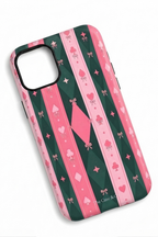 Cloud Skin Case for iPhone 14 to 17 Series| The Queen's Deck Print | Premium 3D Hard Shell Cover 1219 Avenue