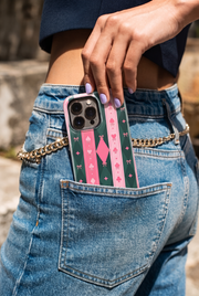 Cloud Skin Case for iPhone 14 to 17 Series| The Queen's Deck Print | Premium 3D Hard Shell Cover 1219 Avenue