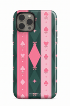 Cloud Skin Case for iPhone 14 to 17 Series| The Queen's Deck Print | Premium 3D Hard Shell Cover 1219 Avenue