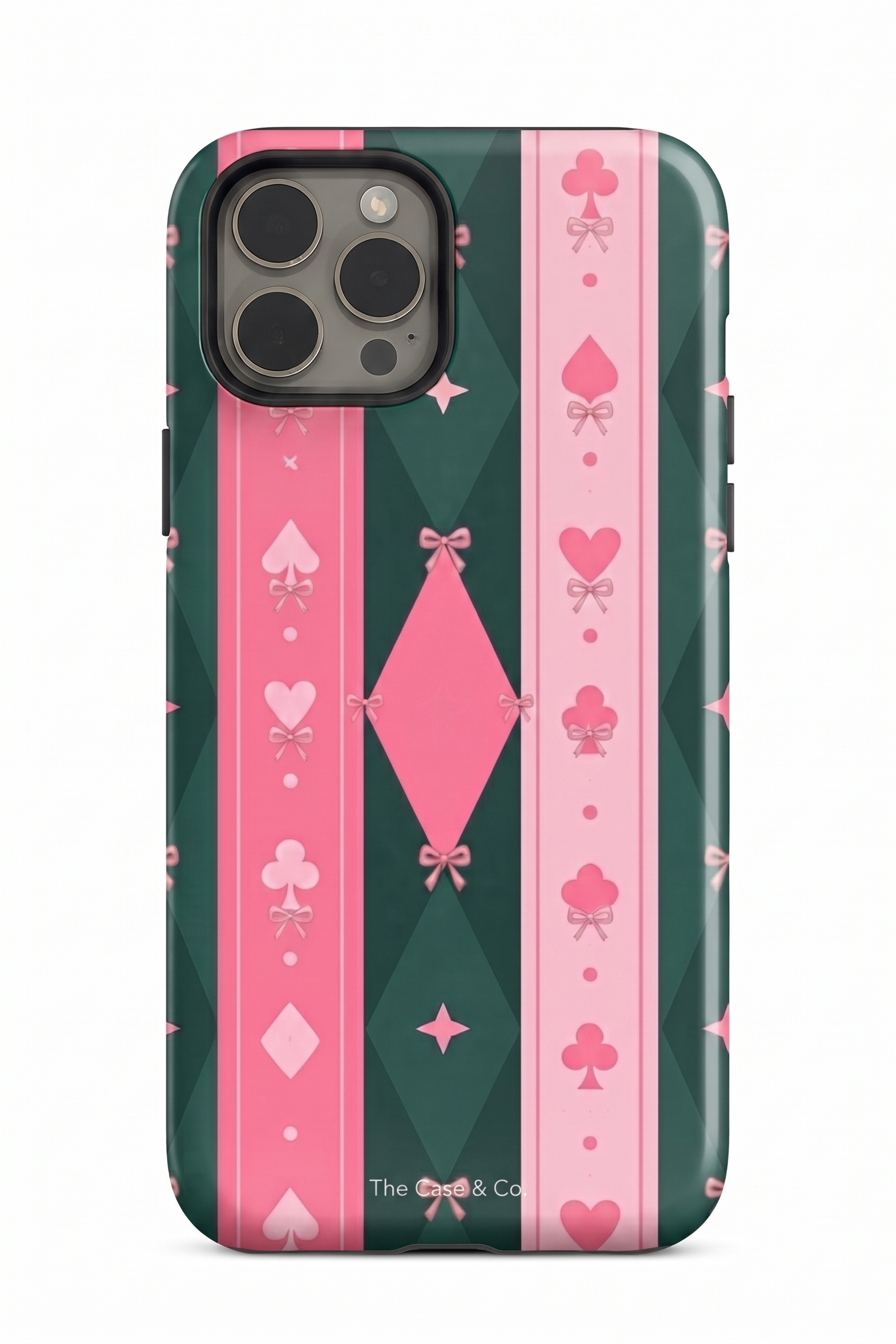 Cloud Skin Case for iPhone 14 to 17 Series| The Queen's Deck Print | Premium 3D Hard Shell Cover 1219 Avenue