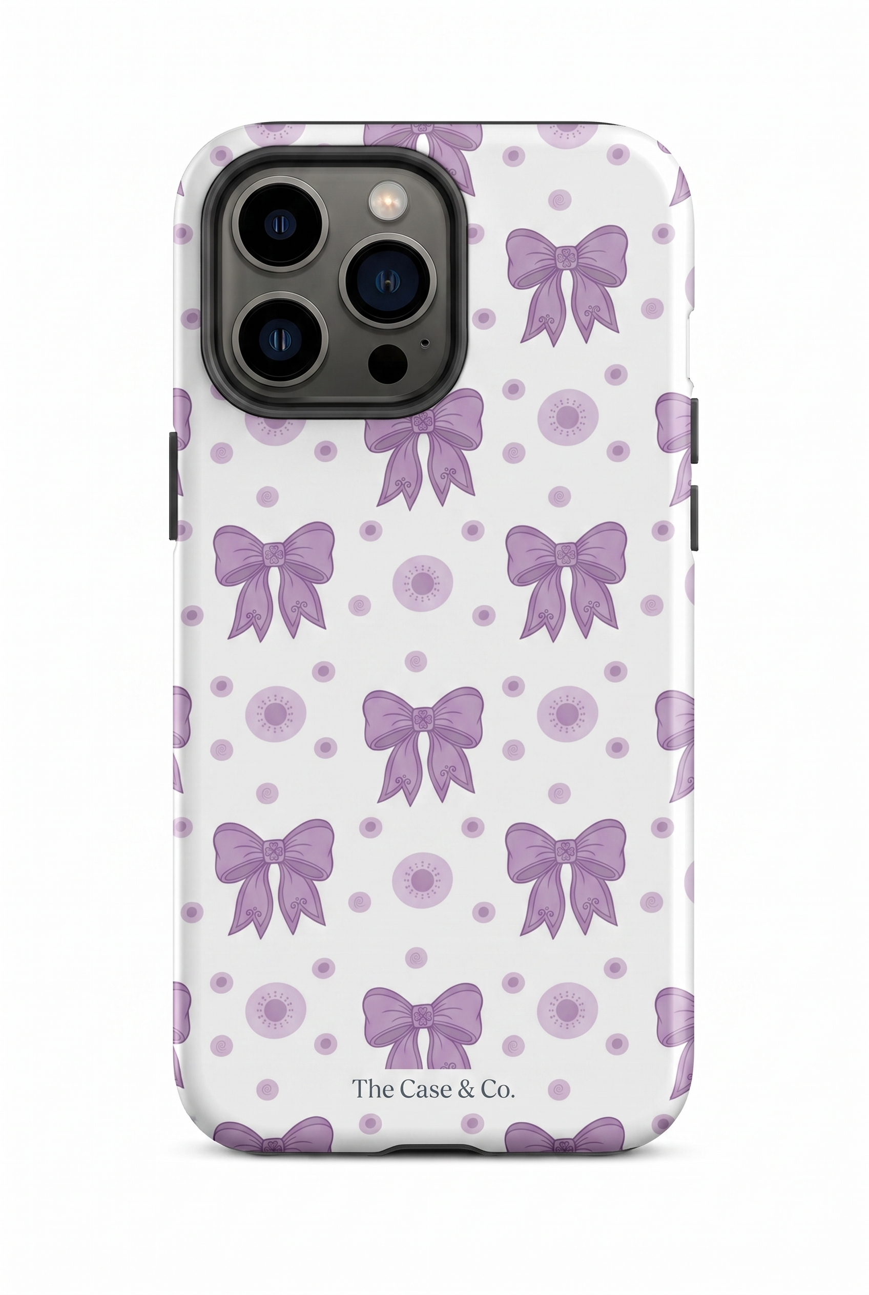 Cloud Skin Case for iPhone 14 to 17 Series| Violet Elegance Print | Premium 3D Hard Shell Cover 1219 Avenue