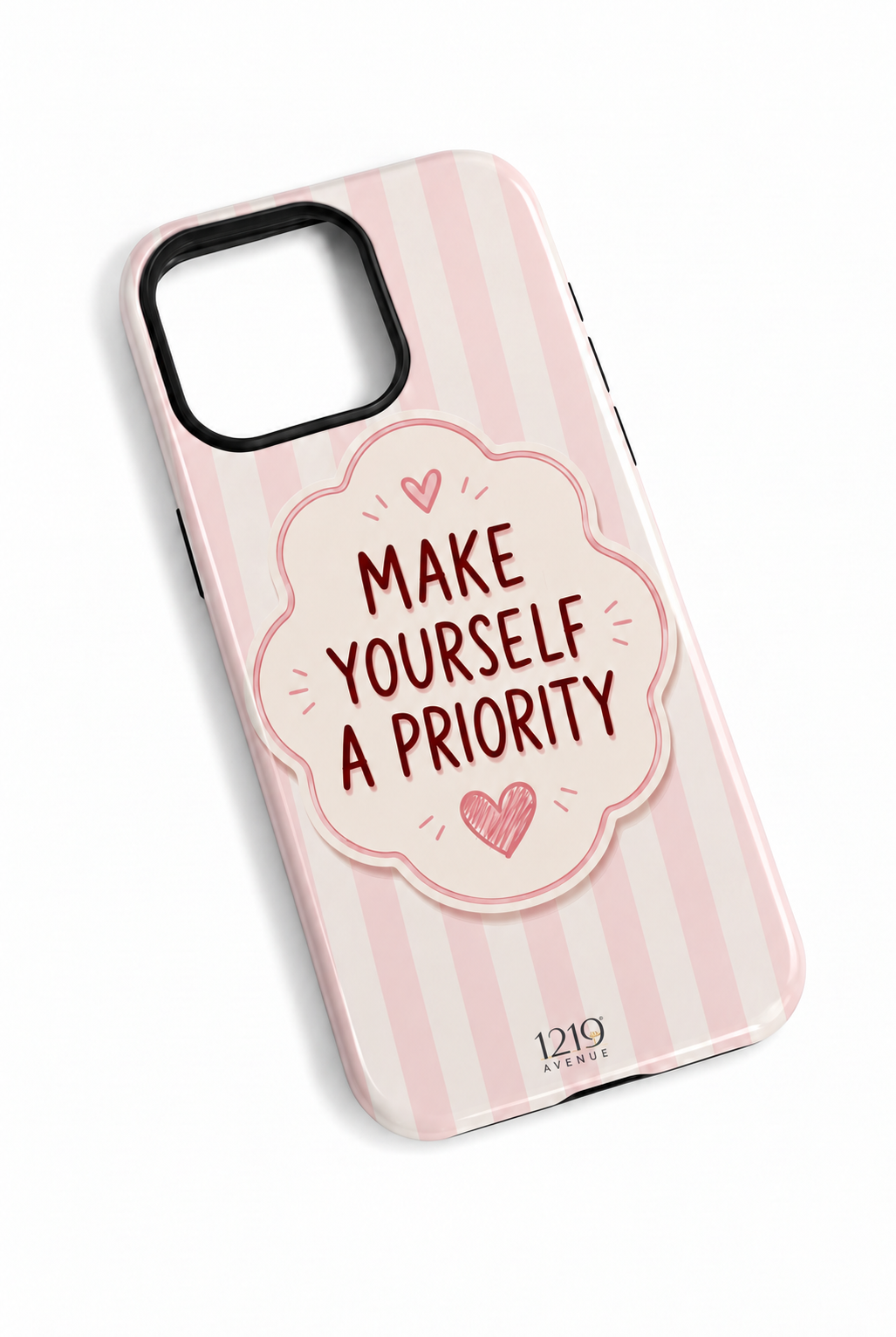 Cloud Skin Case for iPhone 14 to 17 Series| You First Print | Premium 3D Hard Shell Cover 1219 Avenue
